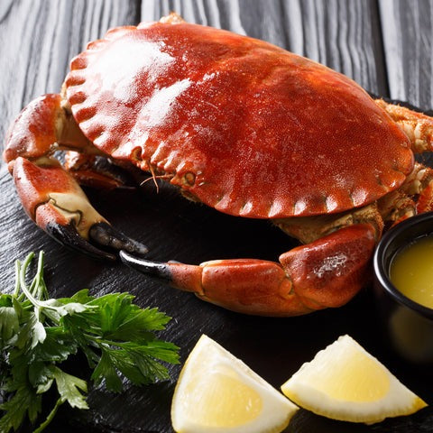 UK Wild Bay Cooked Brown Crab 600-800g